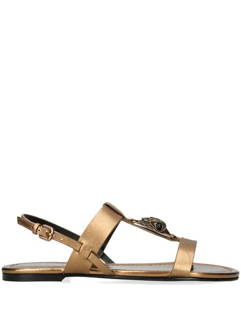 Hampton Metallic Leather Sandal 